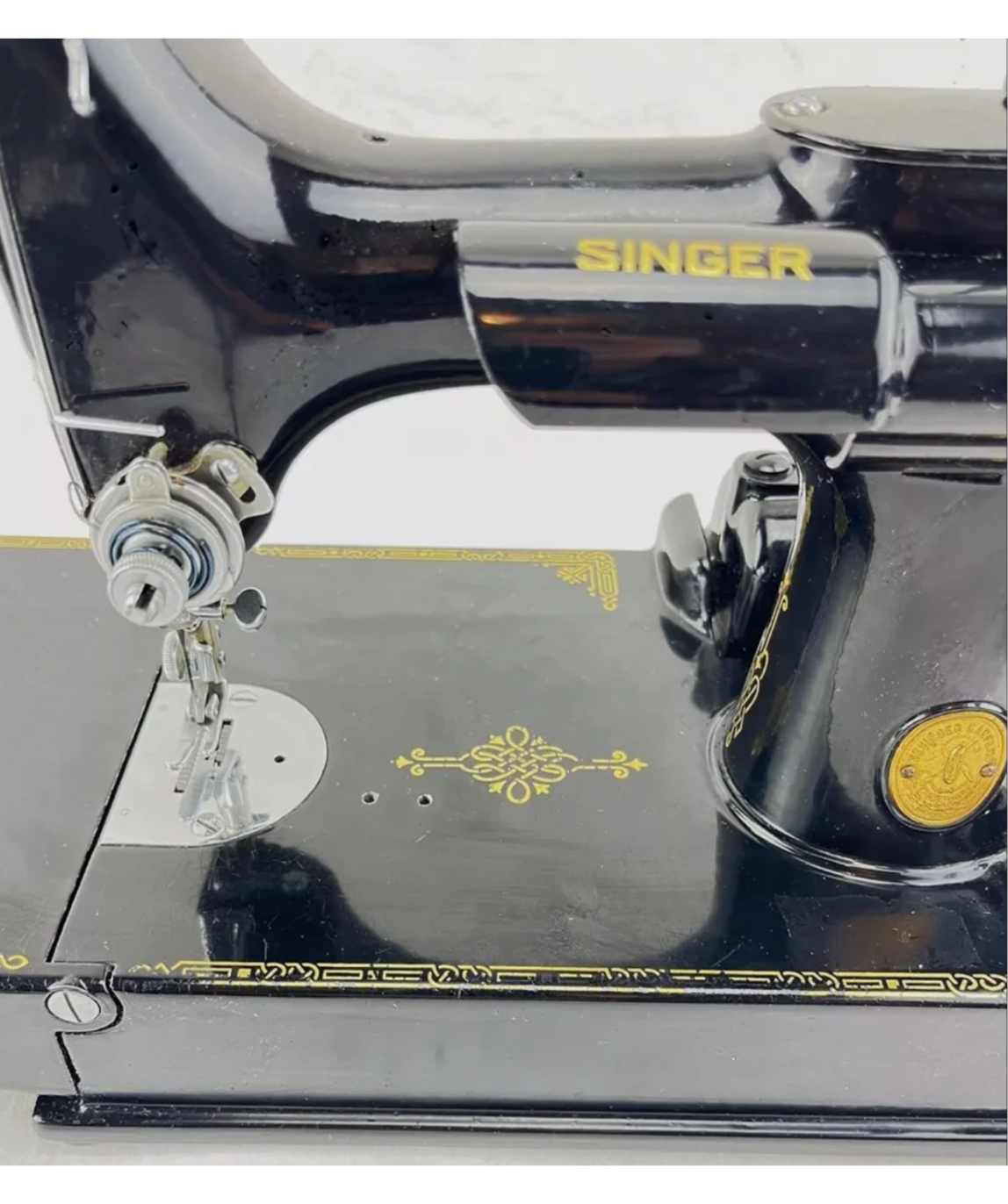 221 Featherweight Sewing Machine – Lightweight, Serviced, with Case & Accessories