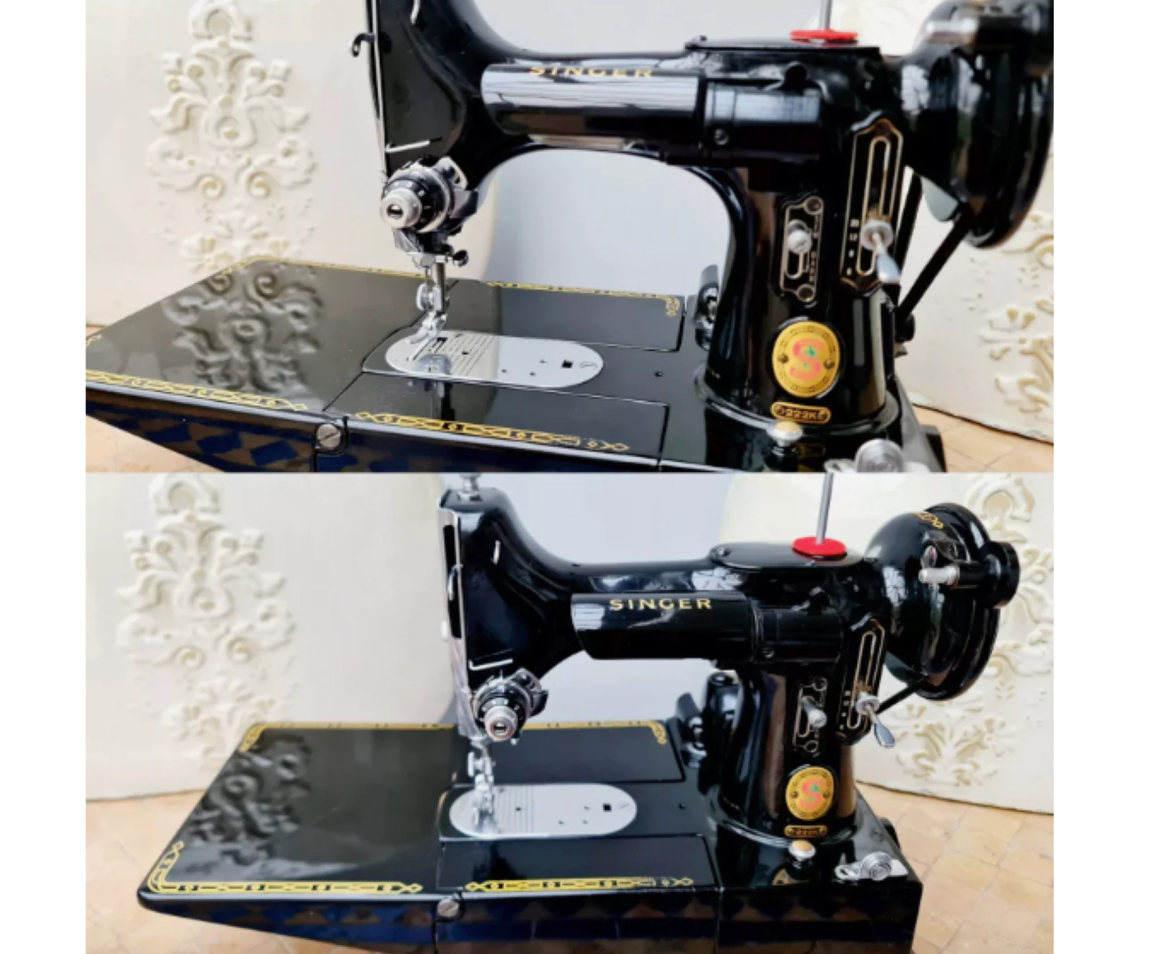 Featherweight 222K Style Sewing Machine – Compact & Versatile with Attachments