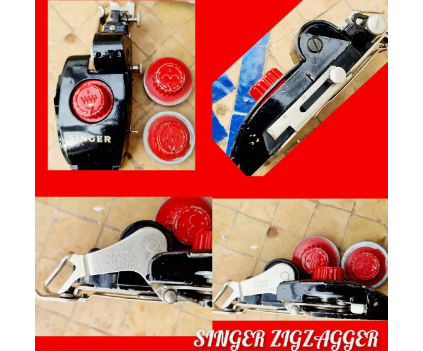 Featherweight 222K Style Sewing Machine – Compact & Versatile with Attachments