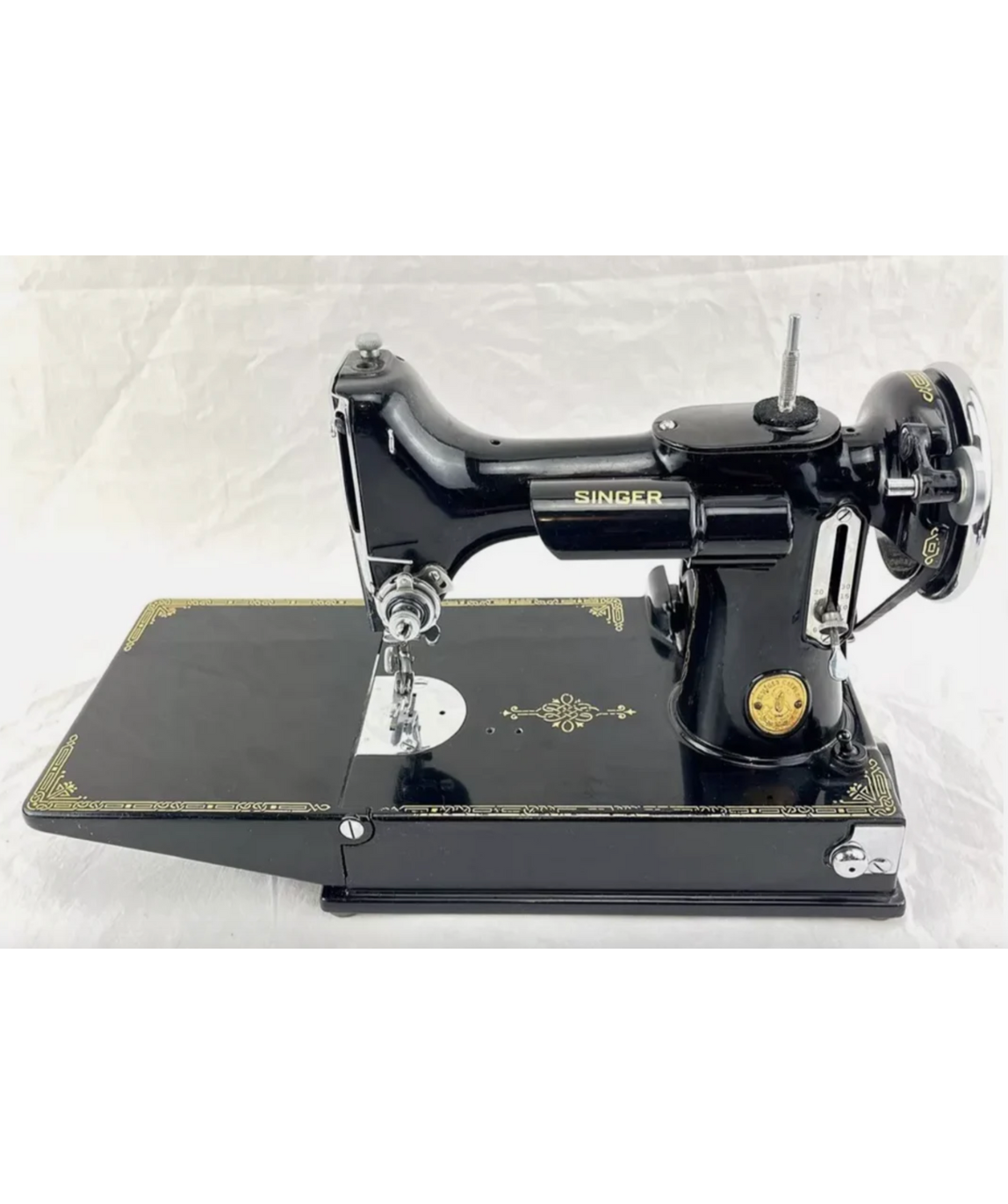 221 Featherweight Sewing Machine – Lightweight, Serviced, with Case & Accessories